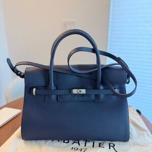 Sabatier 1947 BELLECOUR 617 LOLO MARINE Navy blue grained leather